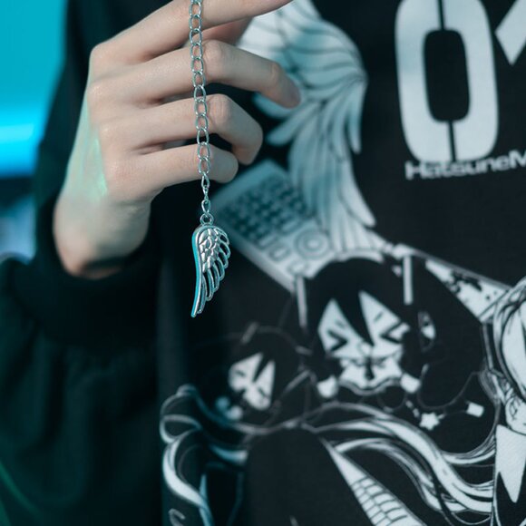 NEW ACDC RAG x Hatsune Miku Forever Punk Oversized Hoodie - Picture 8 of 8